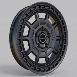 Leichtmetall-Felgen-Satz Cross Star Black Design 18"