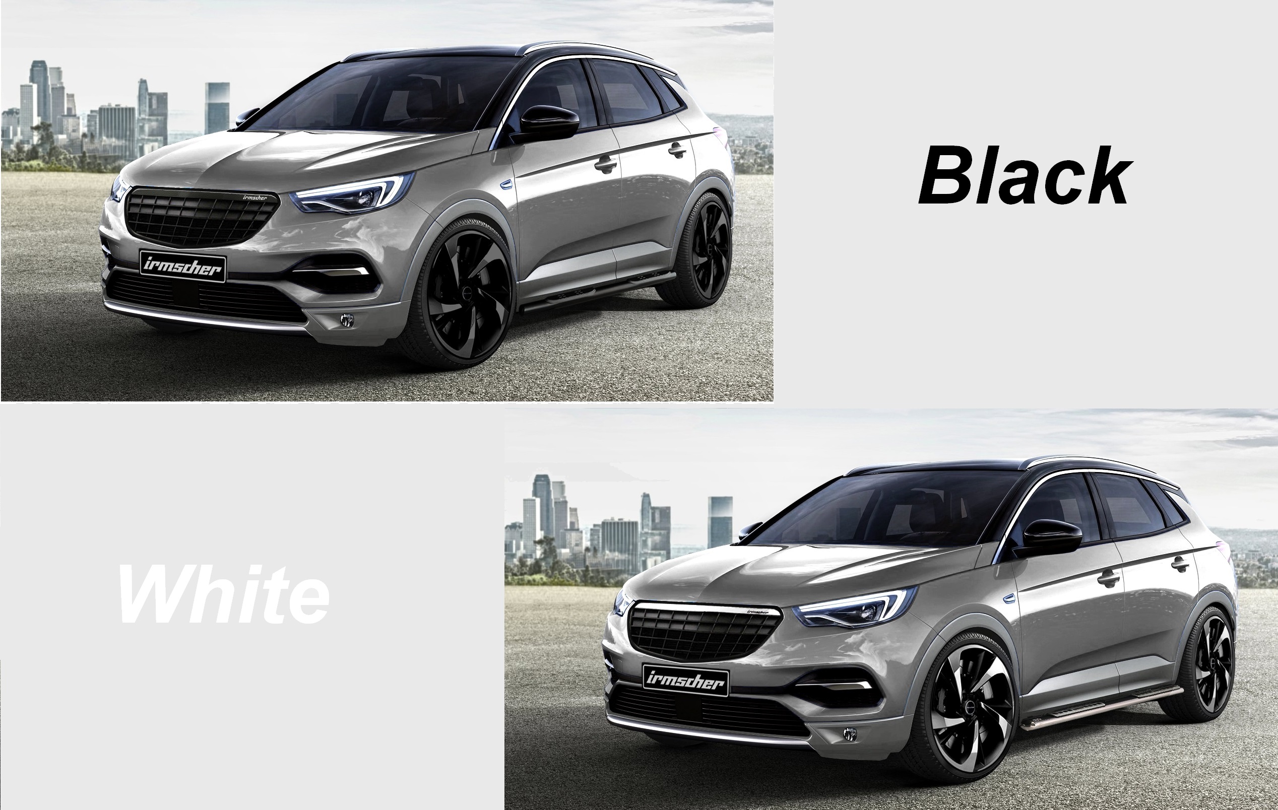 Sondermodell Irmscher Opel Grandland X Black & White